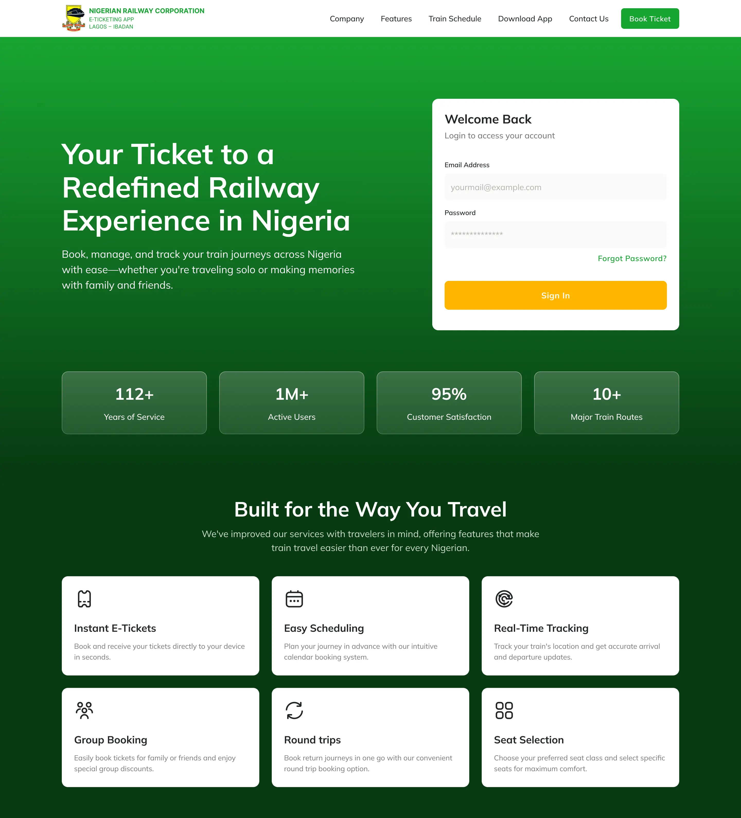 Hero section of the redesigned NRC Landing page