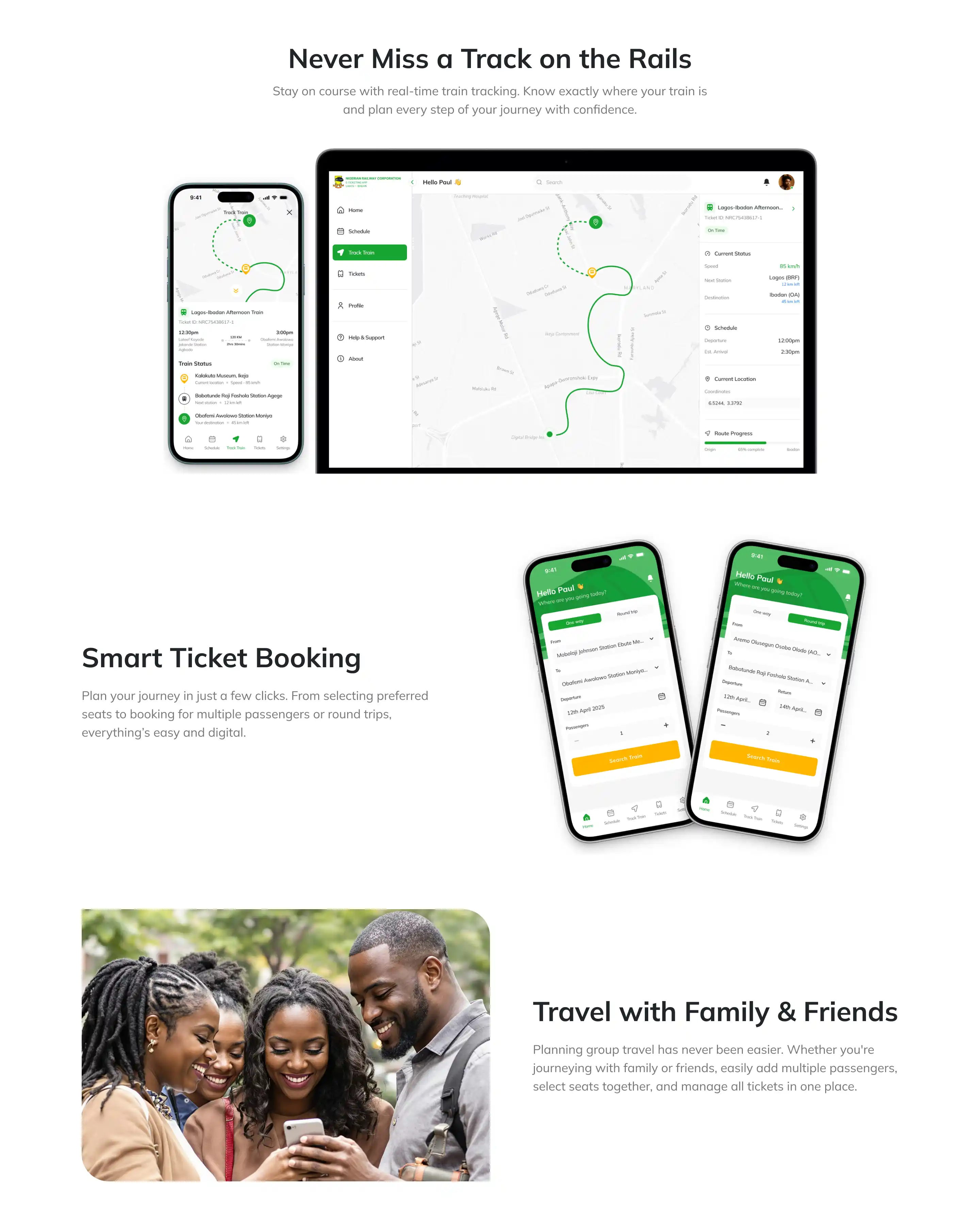 Features section of the redesigned NRC Landing page